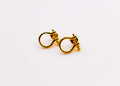 Golden Horseshoe Mini Earrings