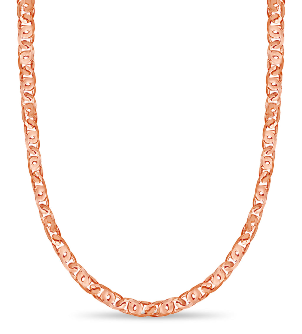 Tiger Eye Solid White/Yellow/Rose Gold Handmade Necklace , 11mm, 16-30 Inch