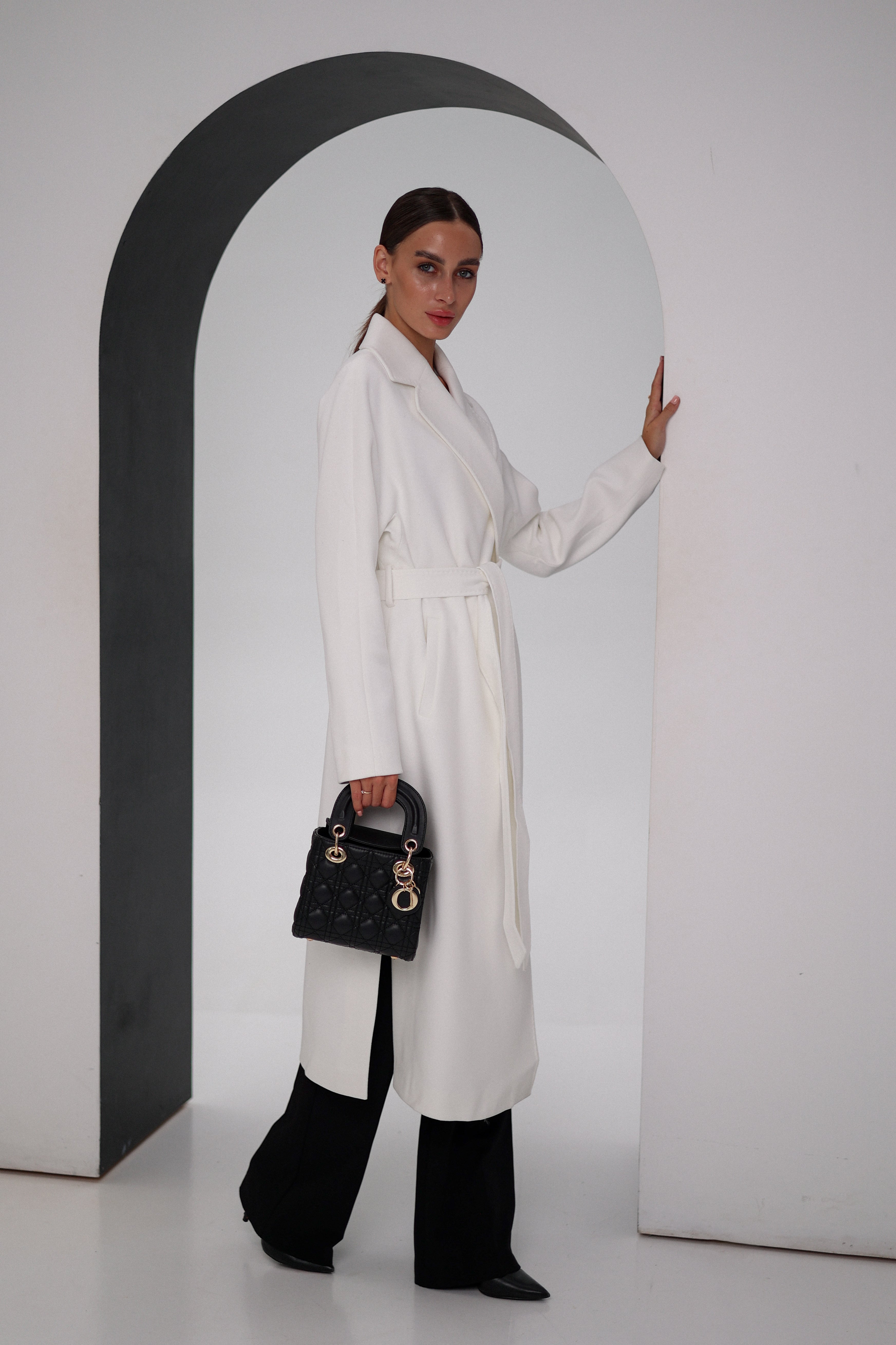 Cambridge Comfort Wraparound Wool Cashmere Coat