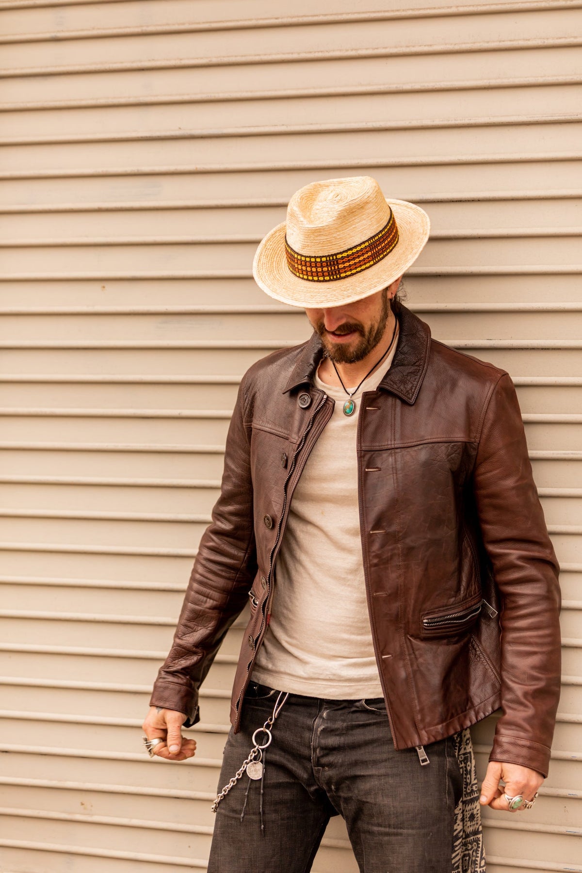Fedora Palm Leaf Straw Hat