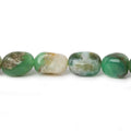10x8-14x8mm Chrysoprase and Matrix Plain Nugget Beads 15 inch 28 pcs