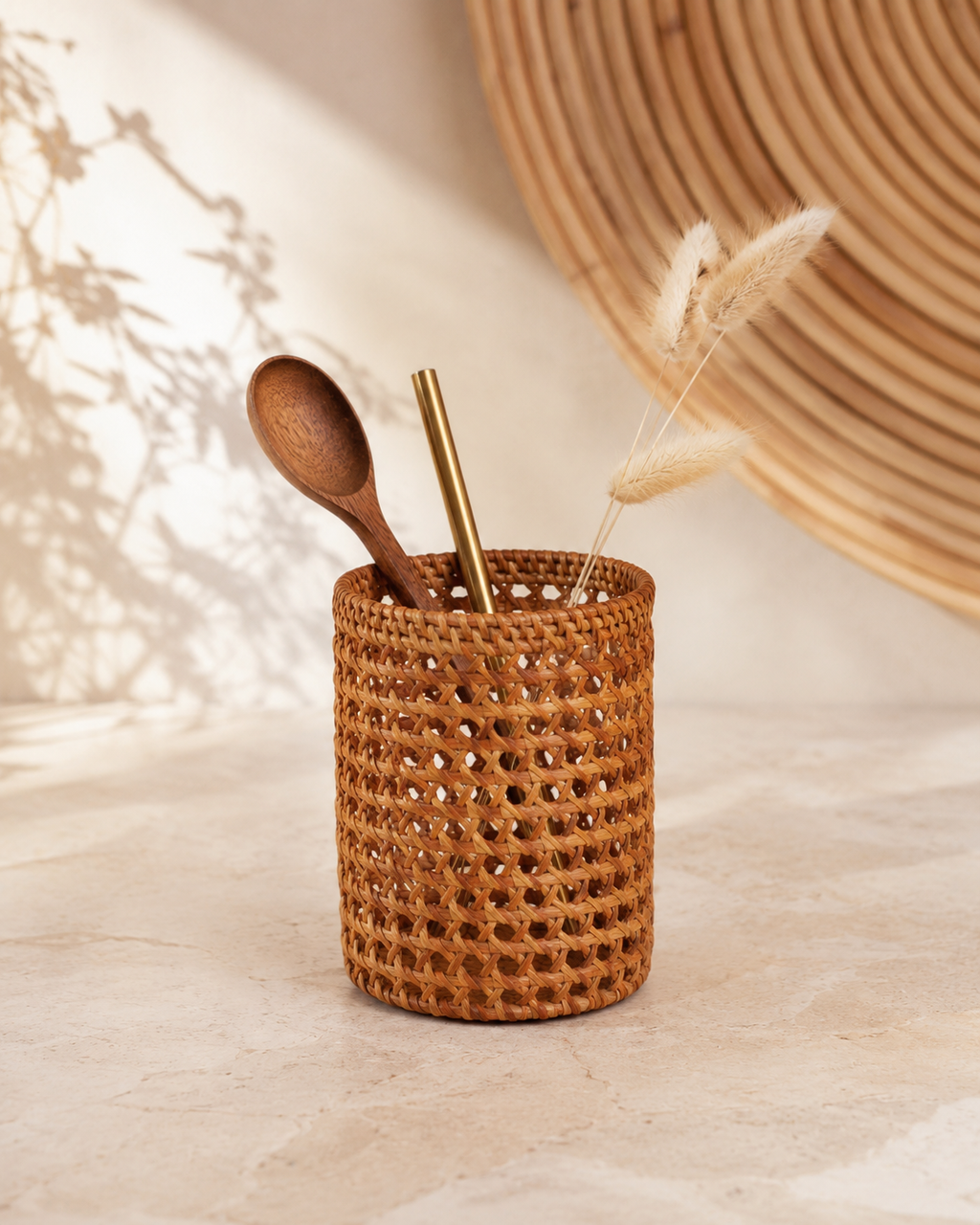 Rattan Pencil Holder