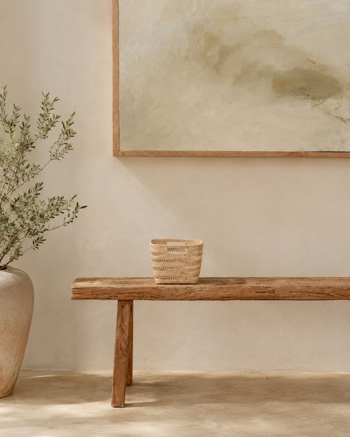 Woven Rattan Cube Storage Baskets