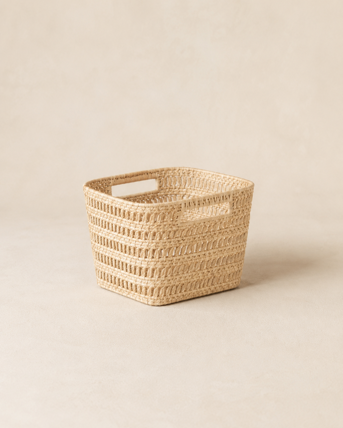 Woven Rattan Cube Storage Baskets