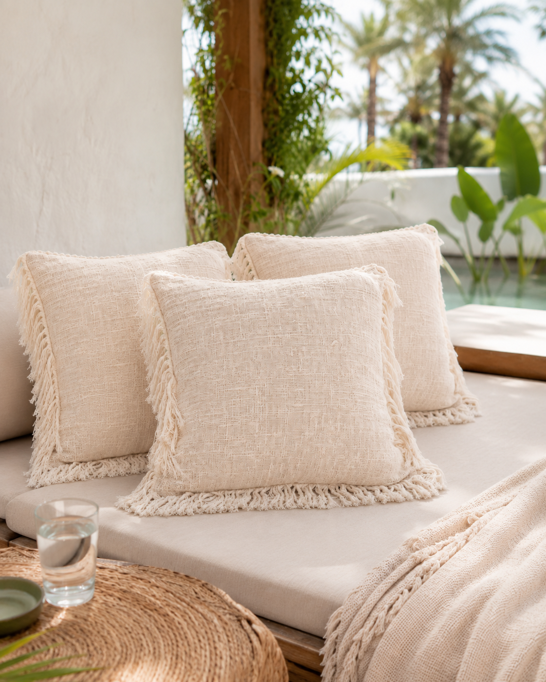 Organic Cotton Throw Pillows