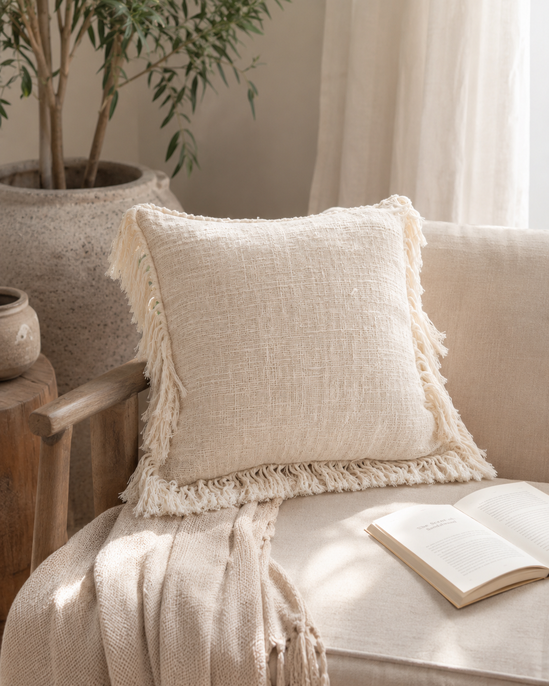 Organic Cotton Throw Pillows