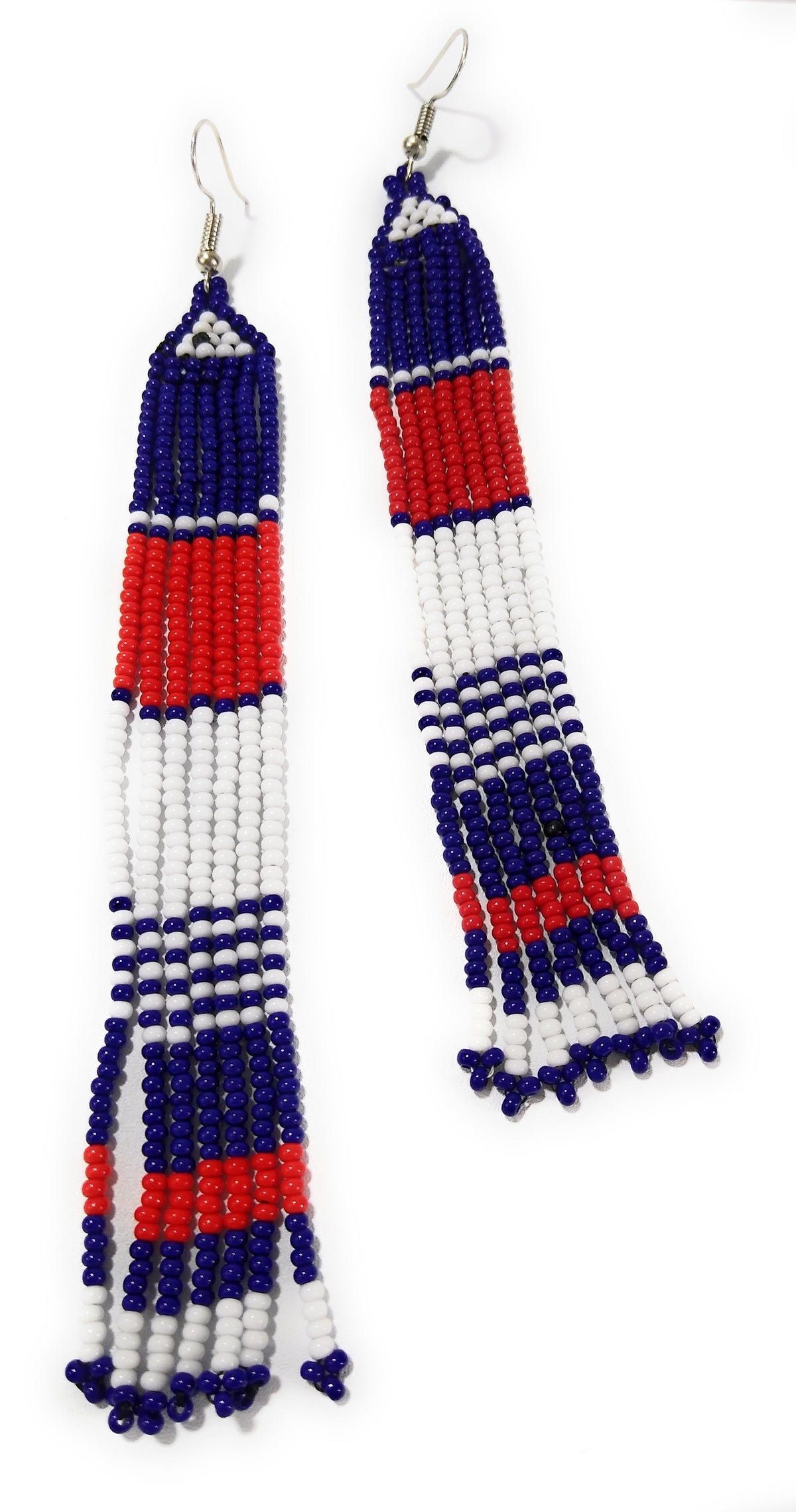 Cardigan Earrings: Flag Colors