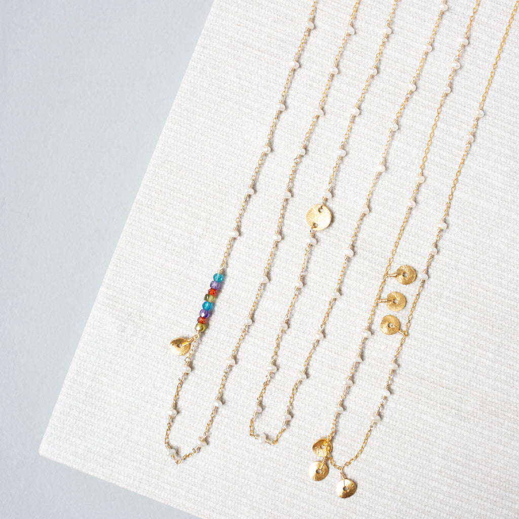 Pearl Paloma Chain Necklace