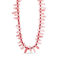 Rose Quartz Spike Necklace