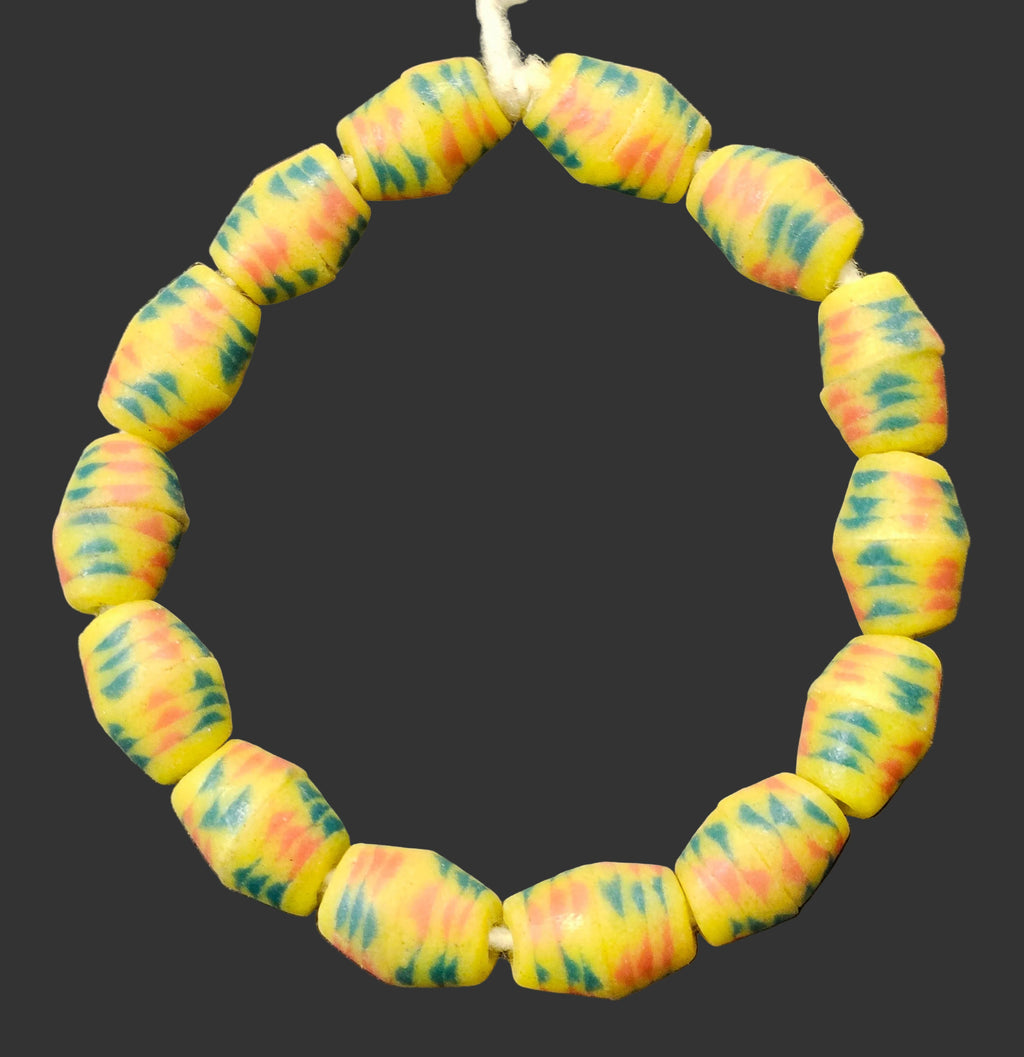 Handcrafted African Recycled Glass Beads - Chunky Beads #1802