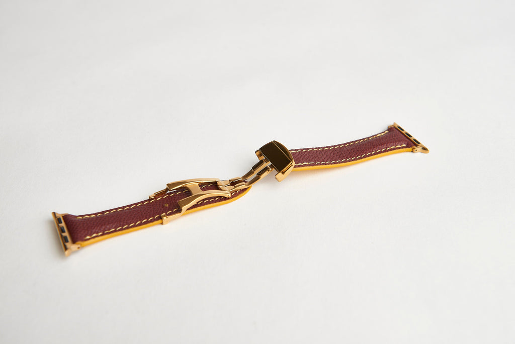 🔴 ASU Maroon Epsom Apple Watch Band (Women's Size)