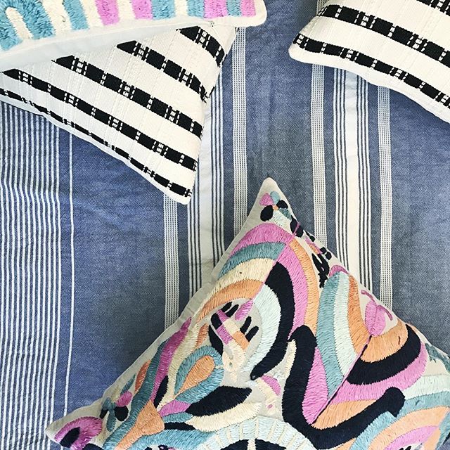 Santiago Grid Pillows