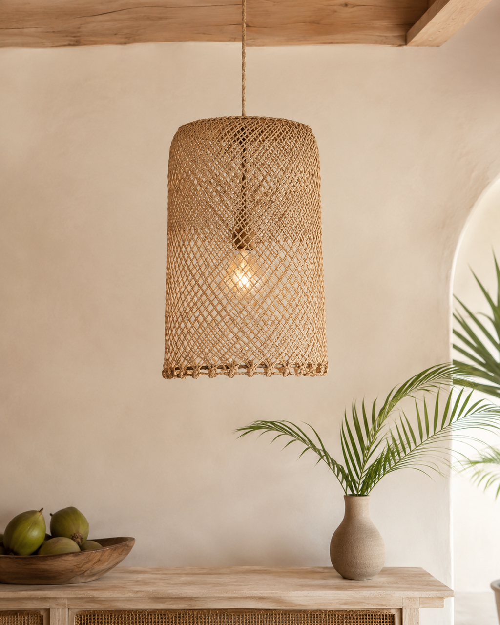 Borneo Rattan Pendant