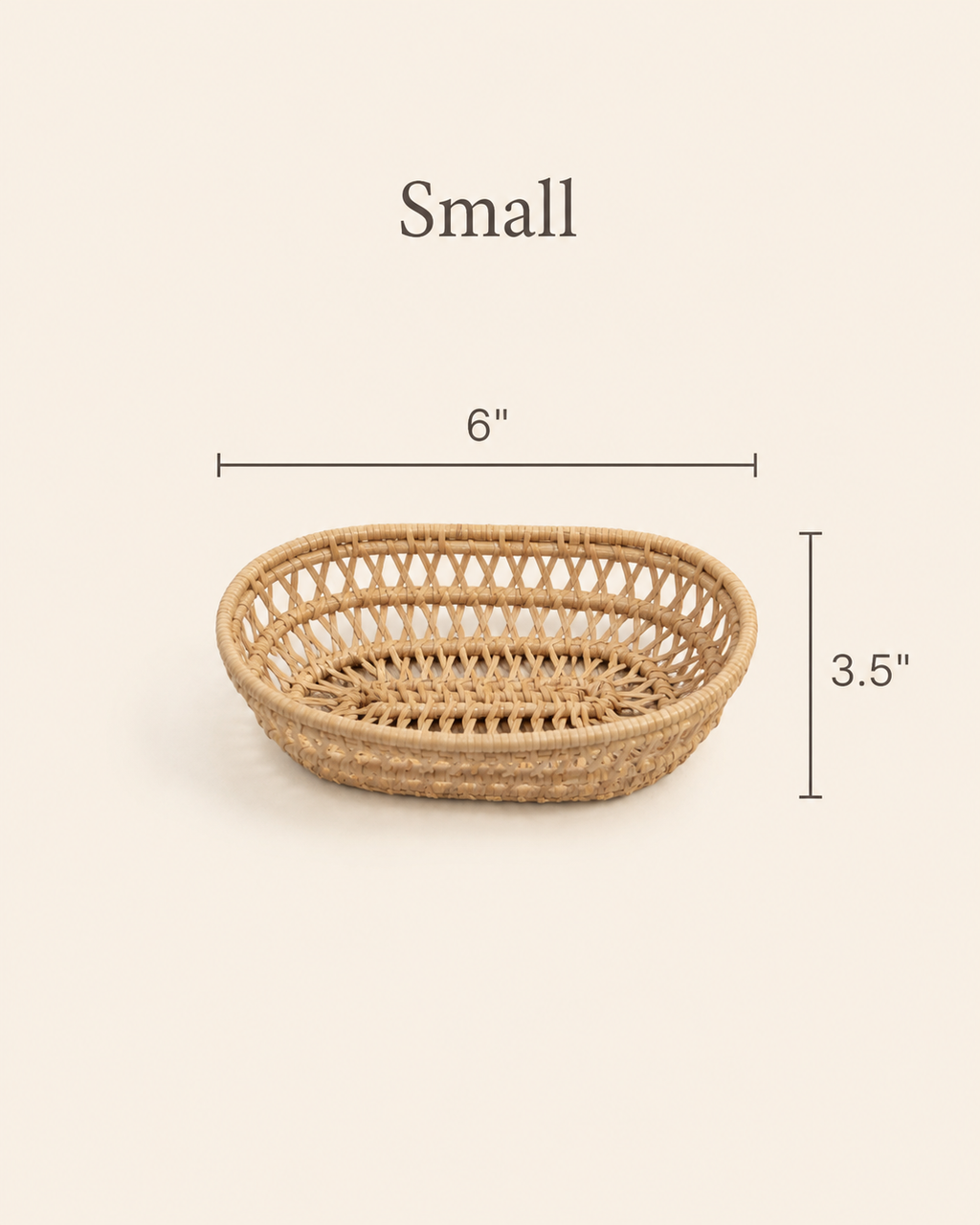 Oval Rattan Basket Set