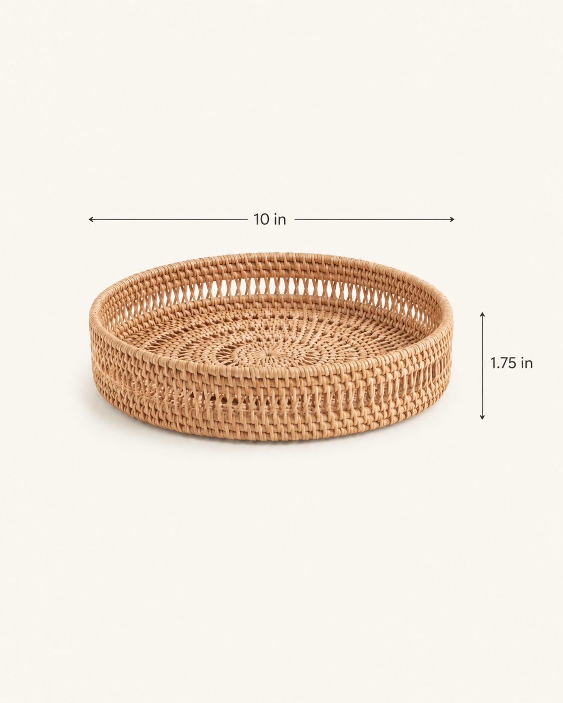Round Woven Tray