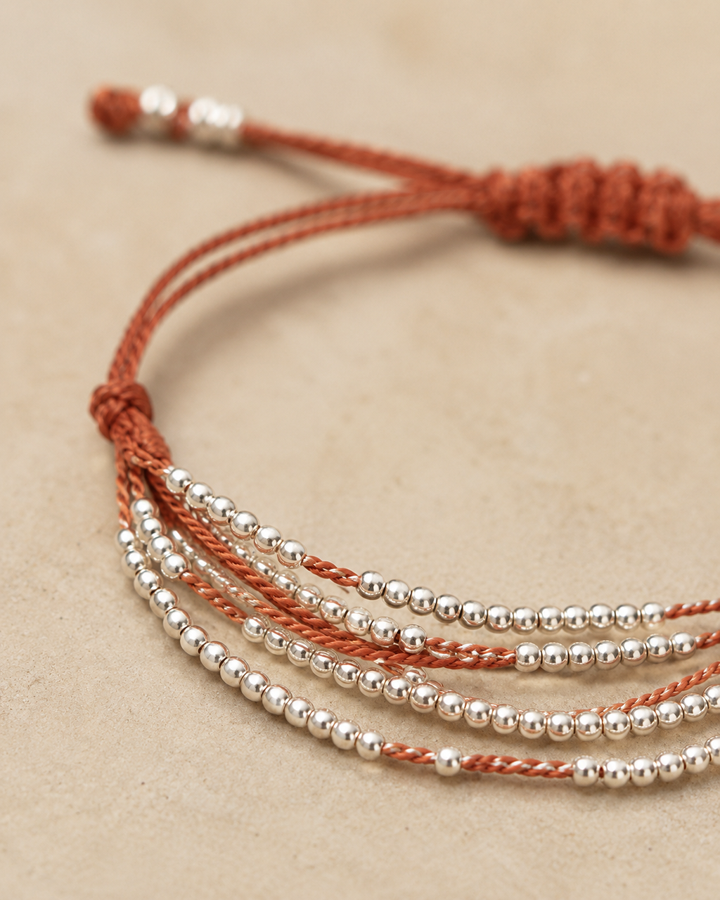 Terra Layered Bracelets in Silver