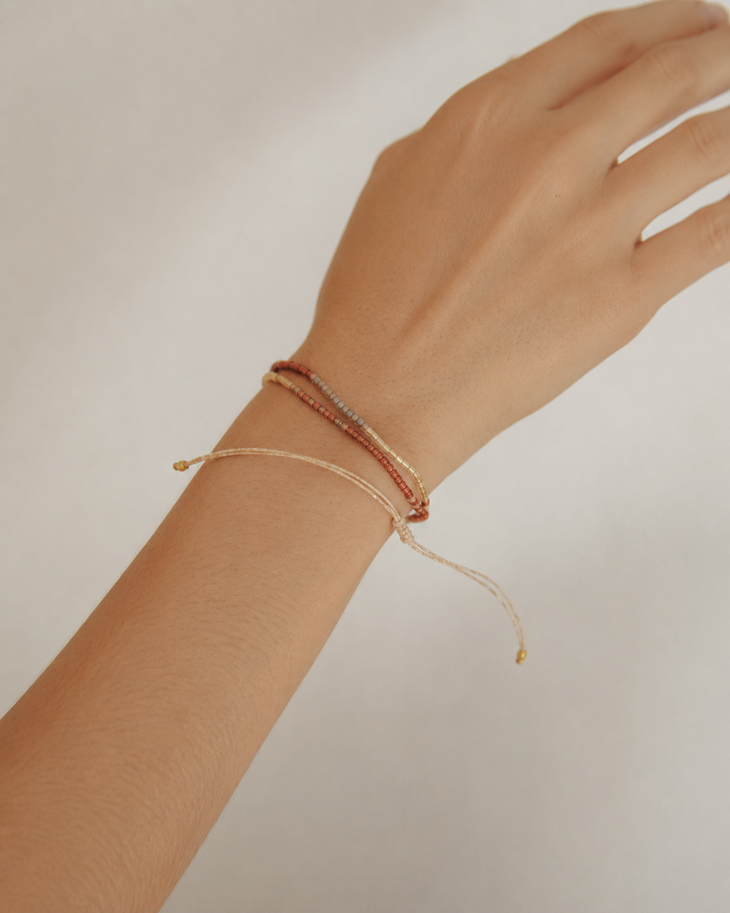 Golden Beaded Bracelet