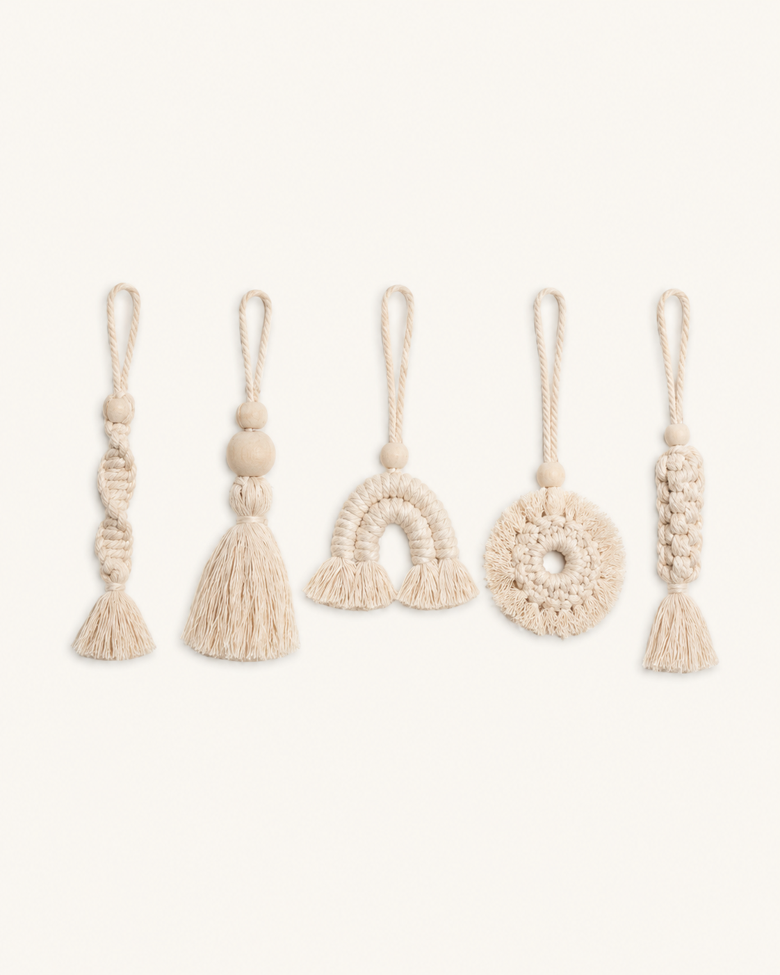 Macrame Ornament Set