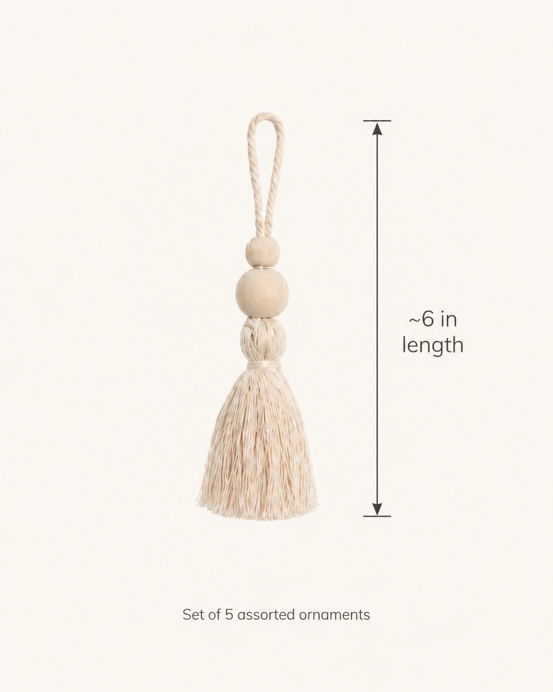 Macrame Ornament Set