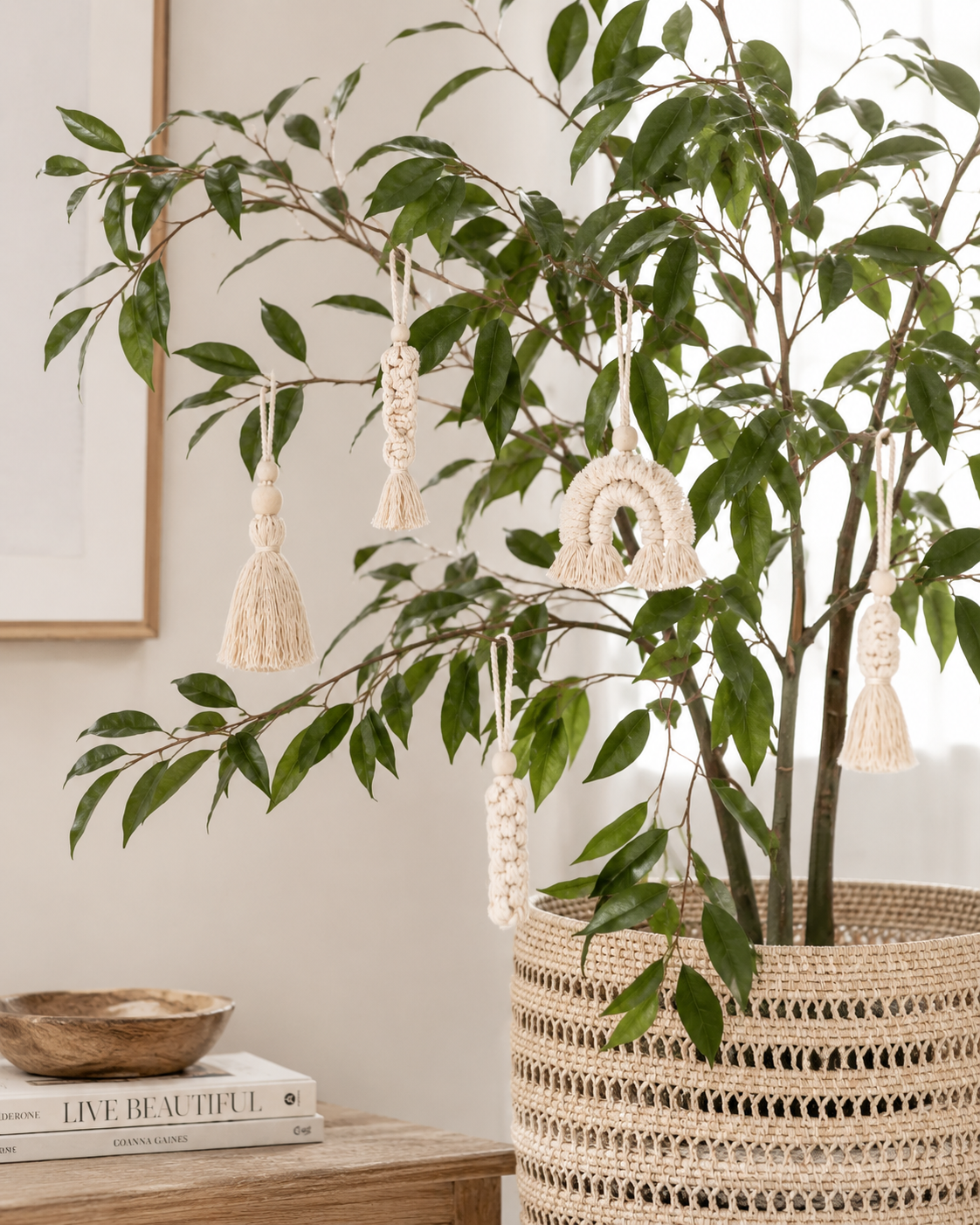 Macrame Ornament Set