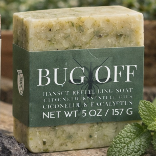 Bug Off Soap with Citronella, Eucalyptus & Lavender