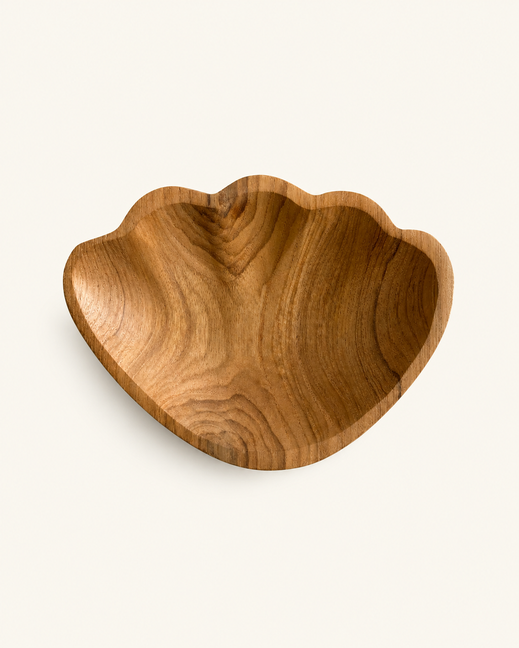Teak Shell Catch All
