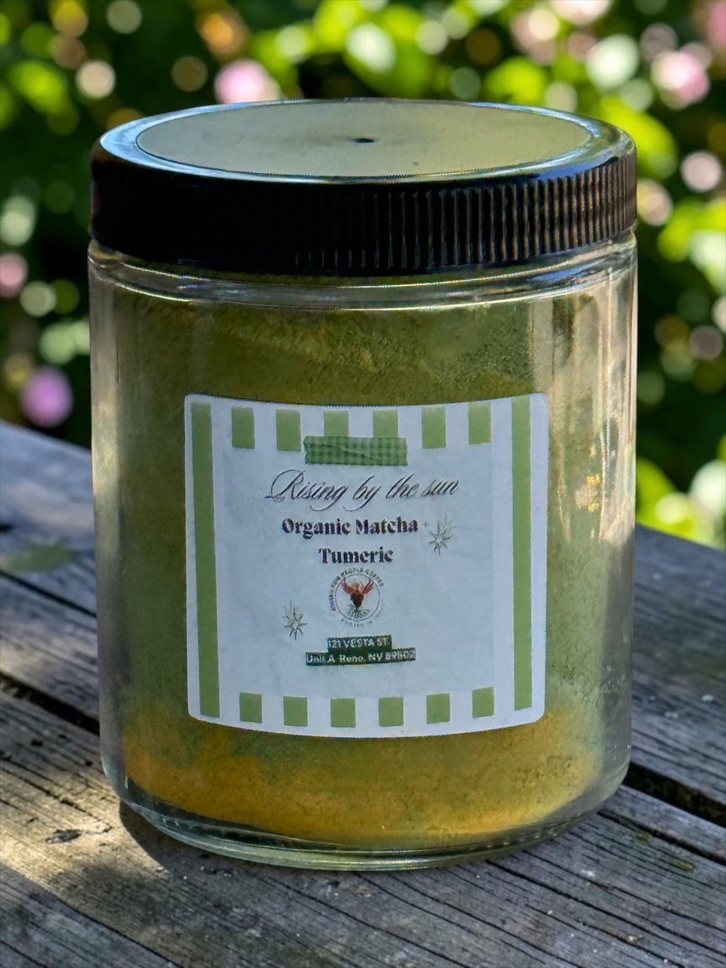 6oz Rising by The Sun Matcha - with Premium Organic Turmeric