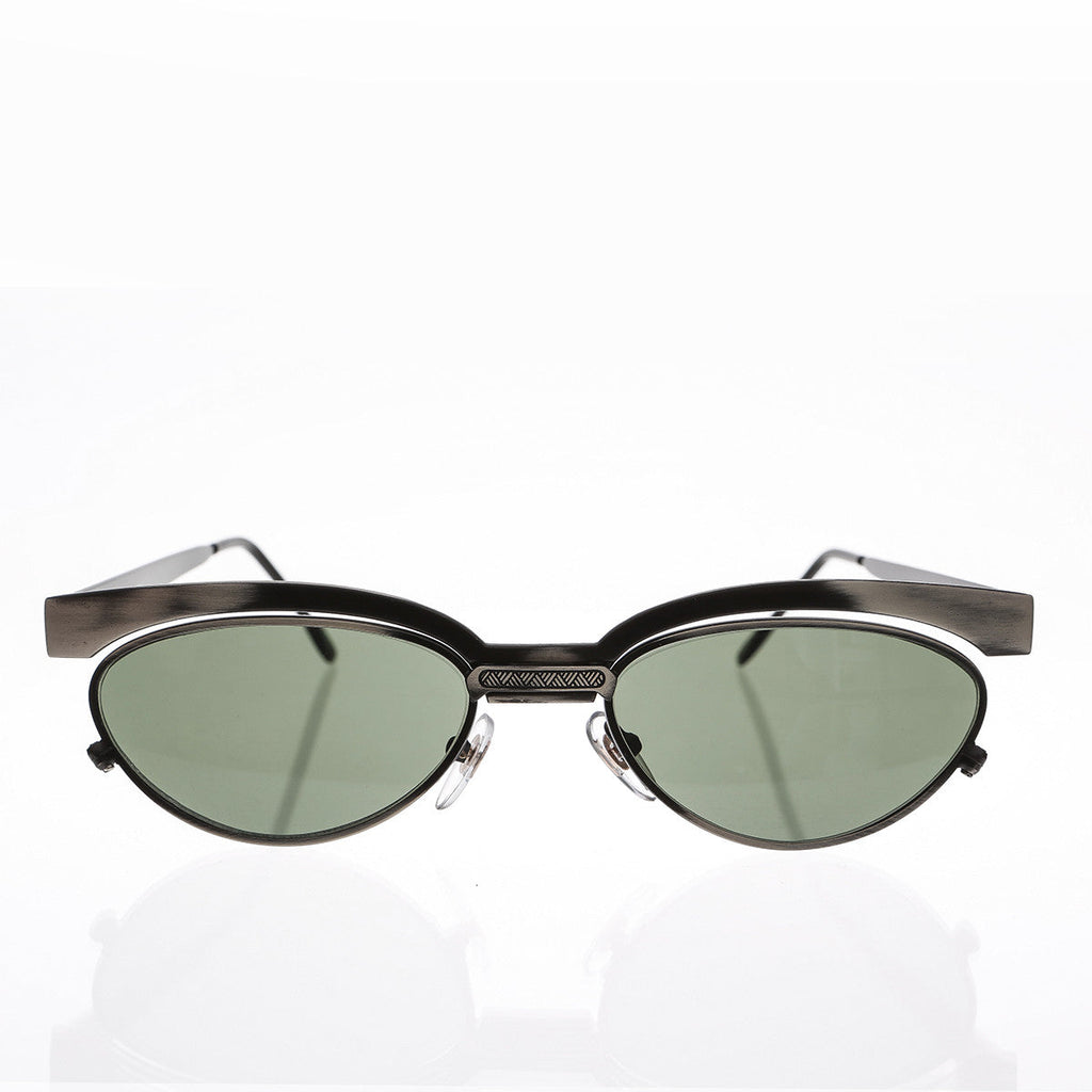 Floating Lens Cat Eye 90s Vintage Sunglass - Trina 1