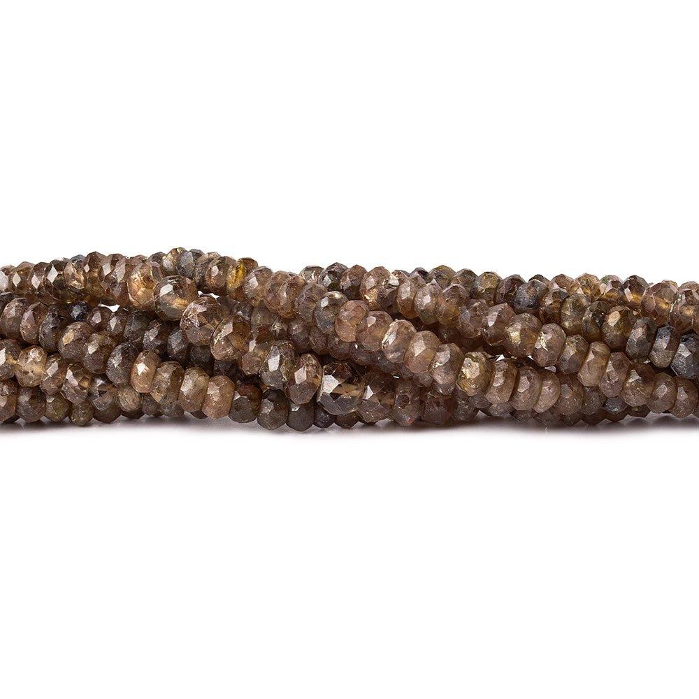 4-5mm Andalusite Faceted Rondelle Beads 14 inch 108 pieces