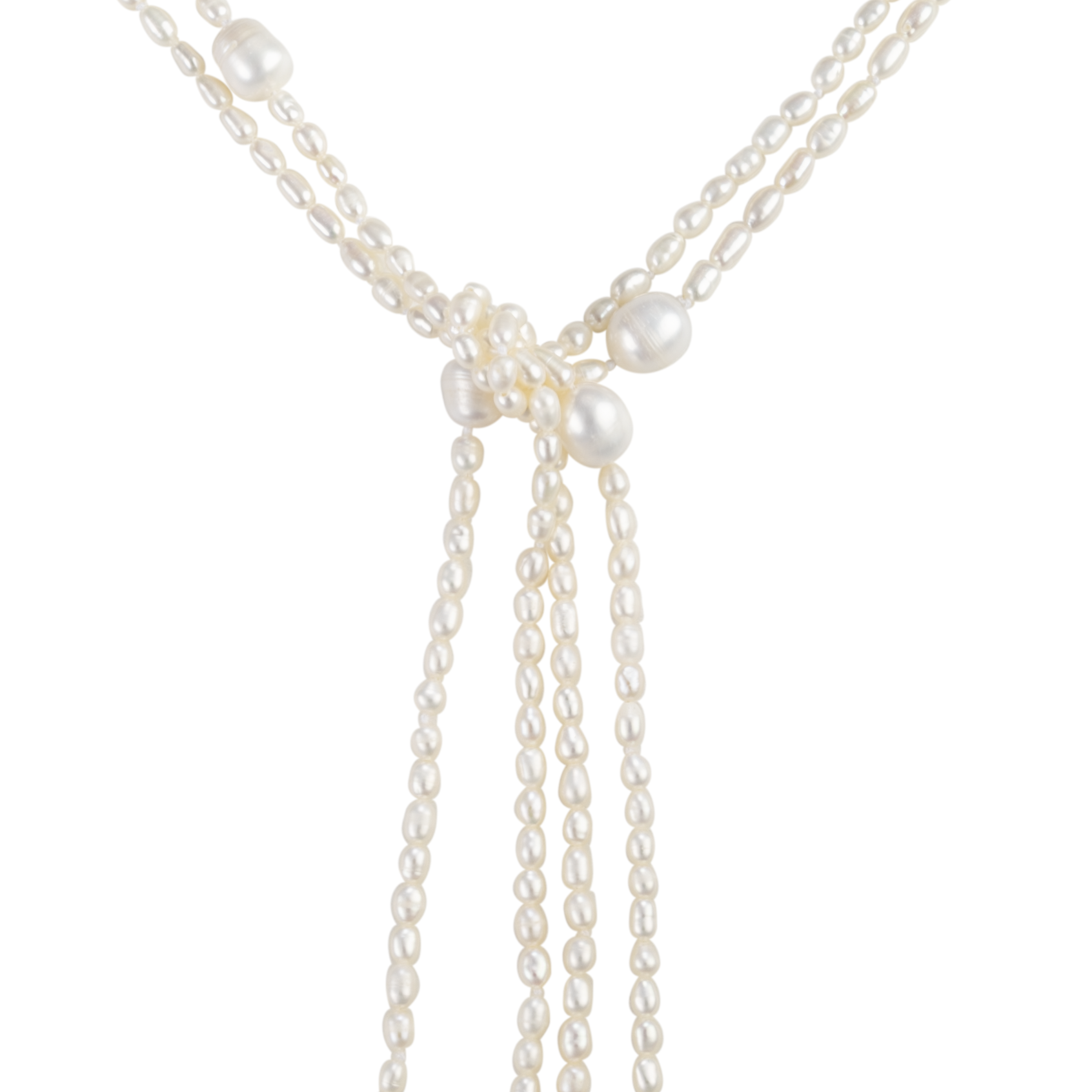 90” Freshwater Tiffany-inspired Rope necklace