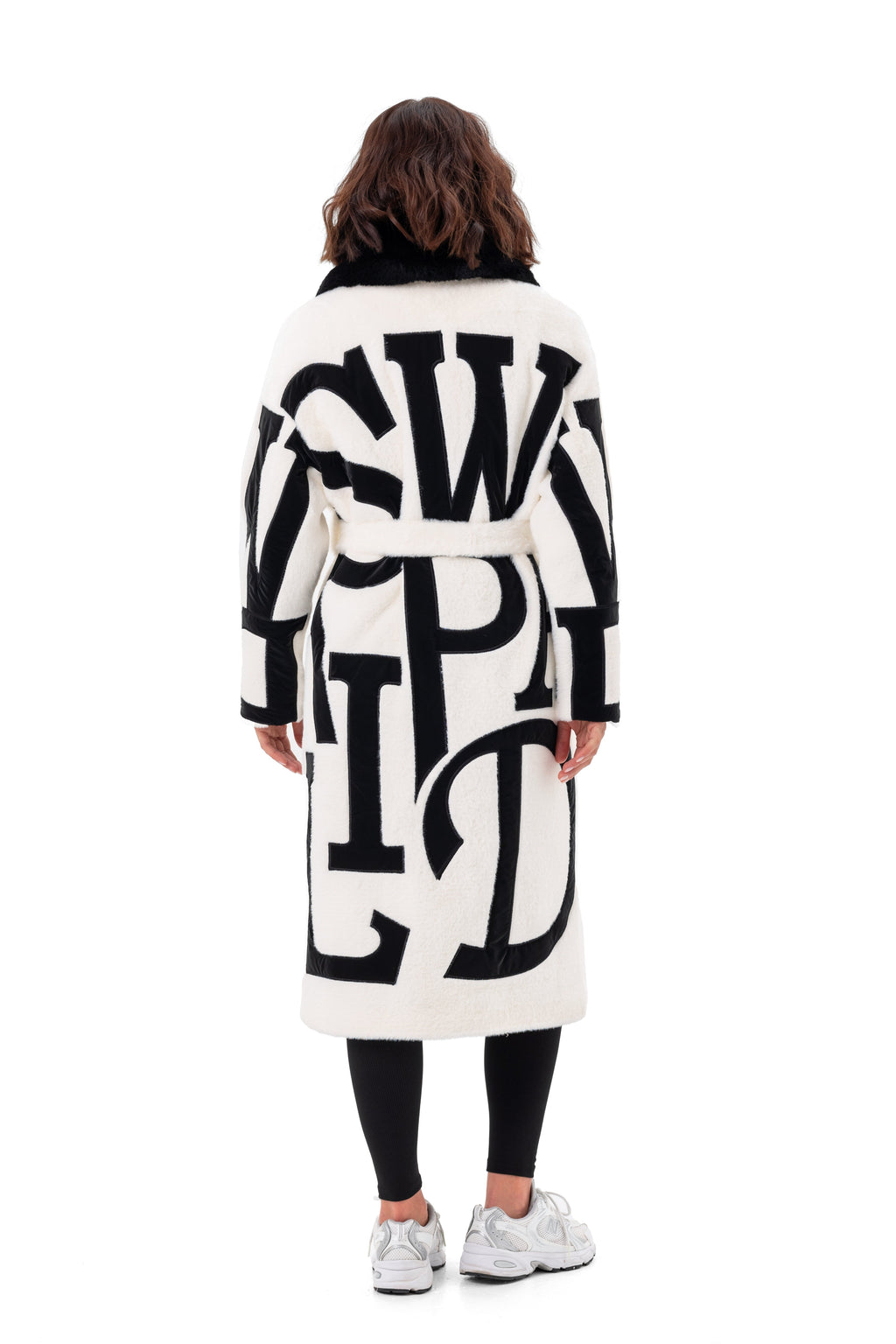 Pre-Order. Re-Stock Ships October 2026. Maru Eco Fur Intarsia Winter Coat