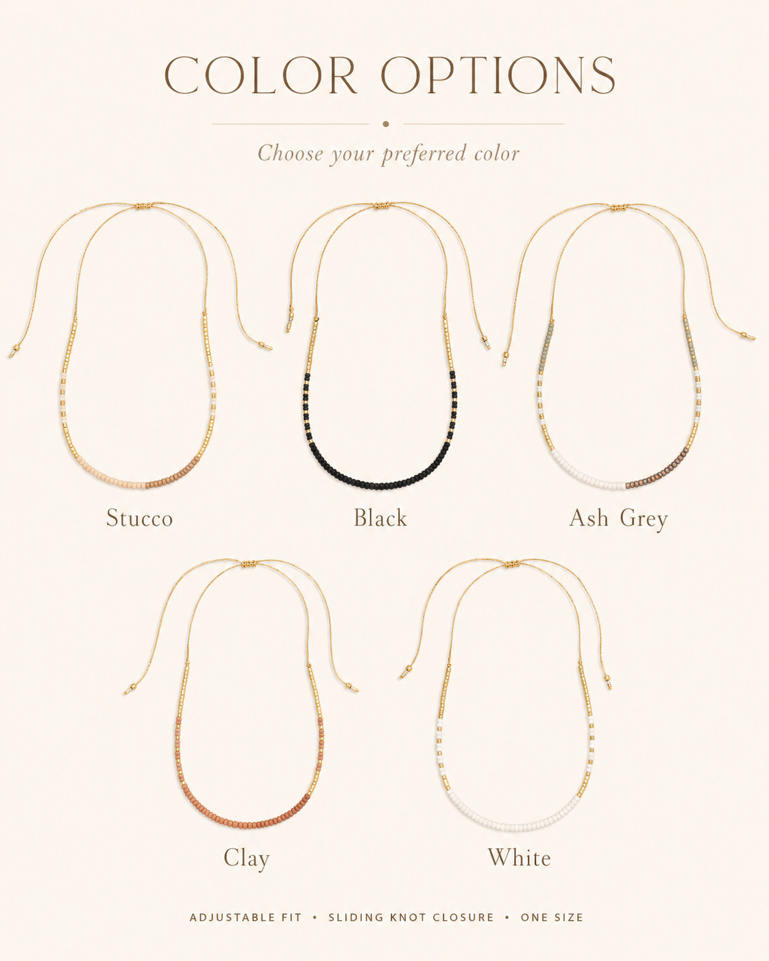 Golden Beaded Necklace