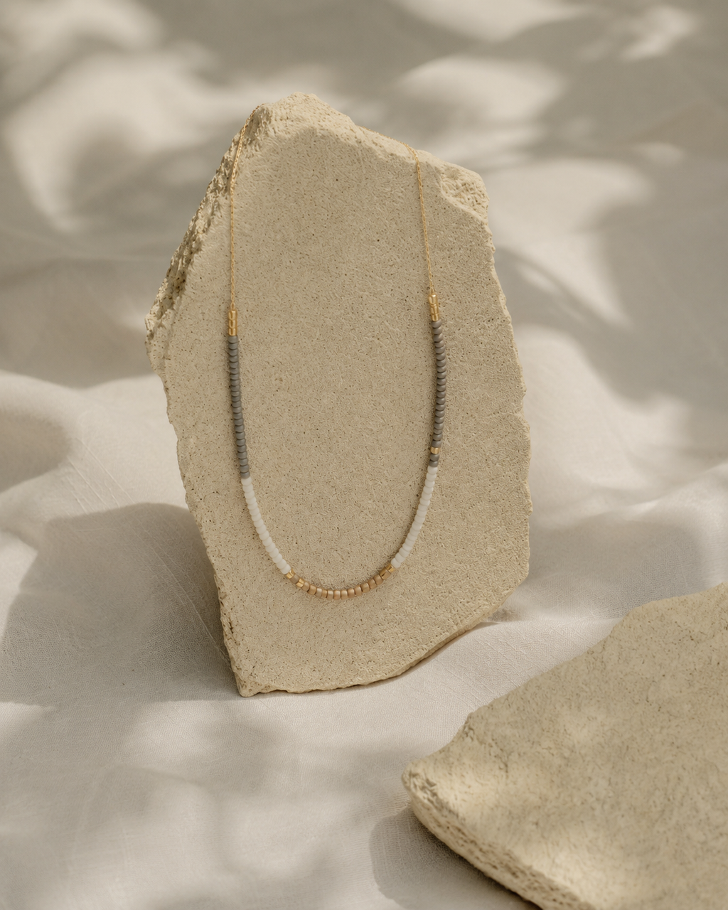 Golden Beaded Necklace