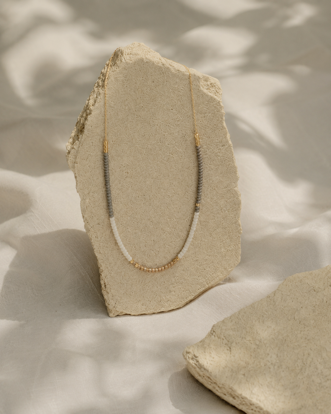 Golden Beaded Necklace