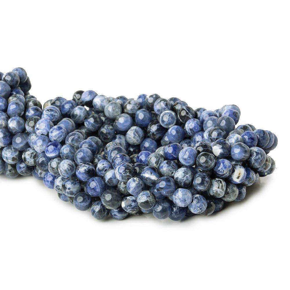 5-6mm Sodalite Plain Round Beads, 14 inch