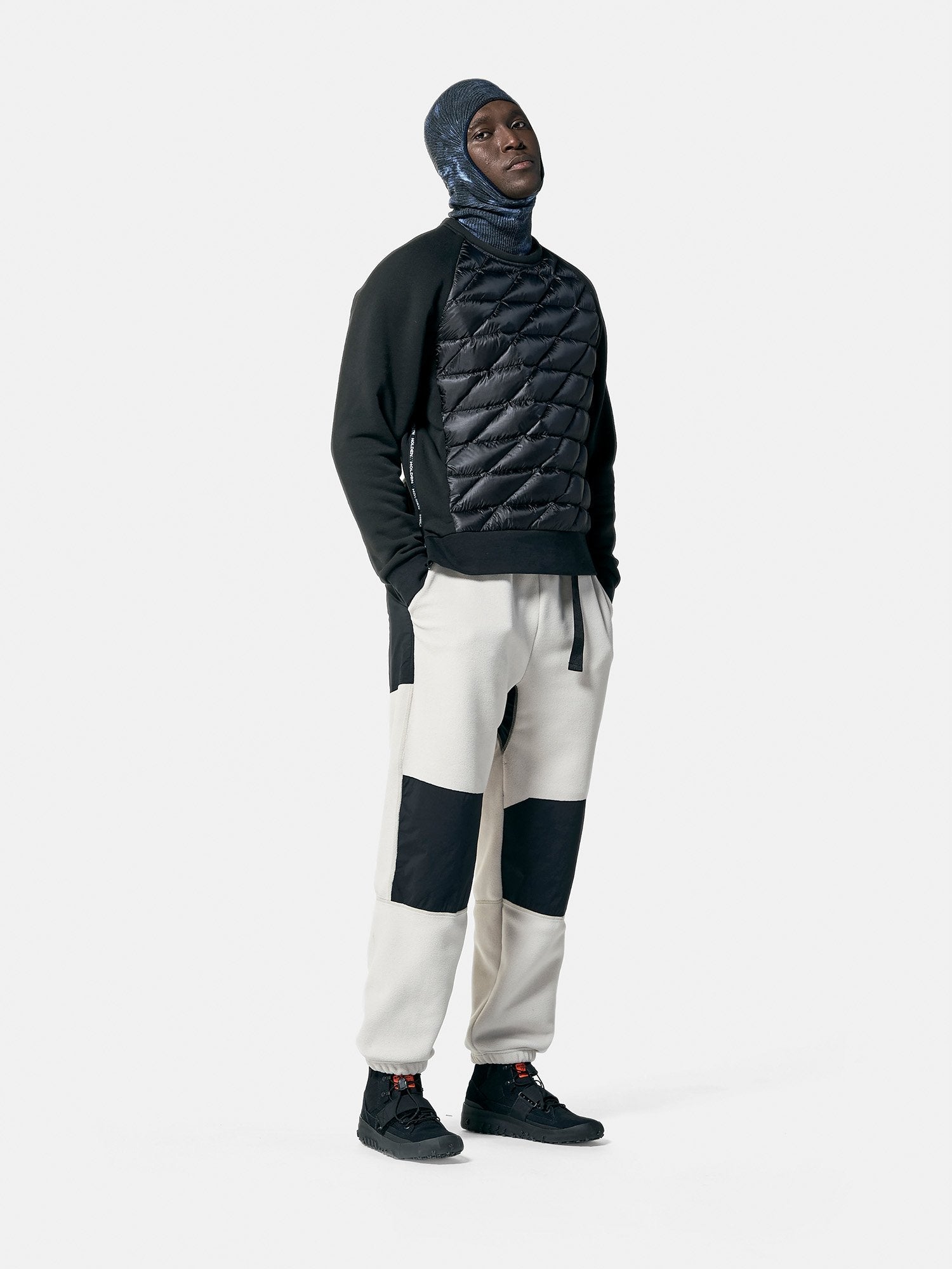 Hybrid Down Crew - Black