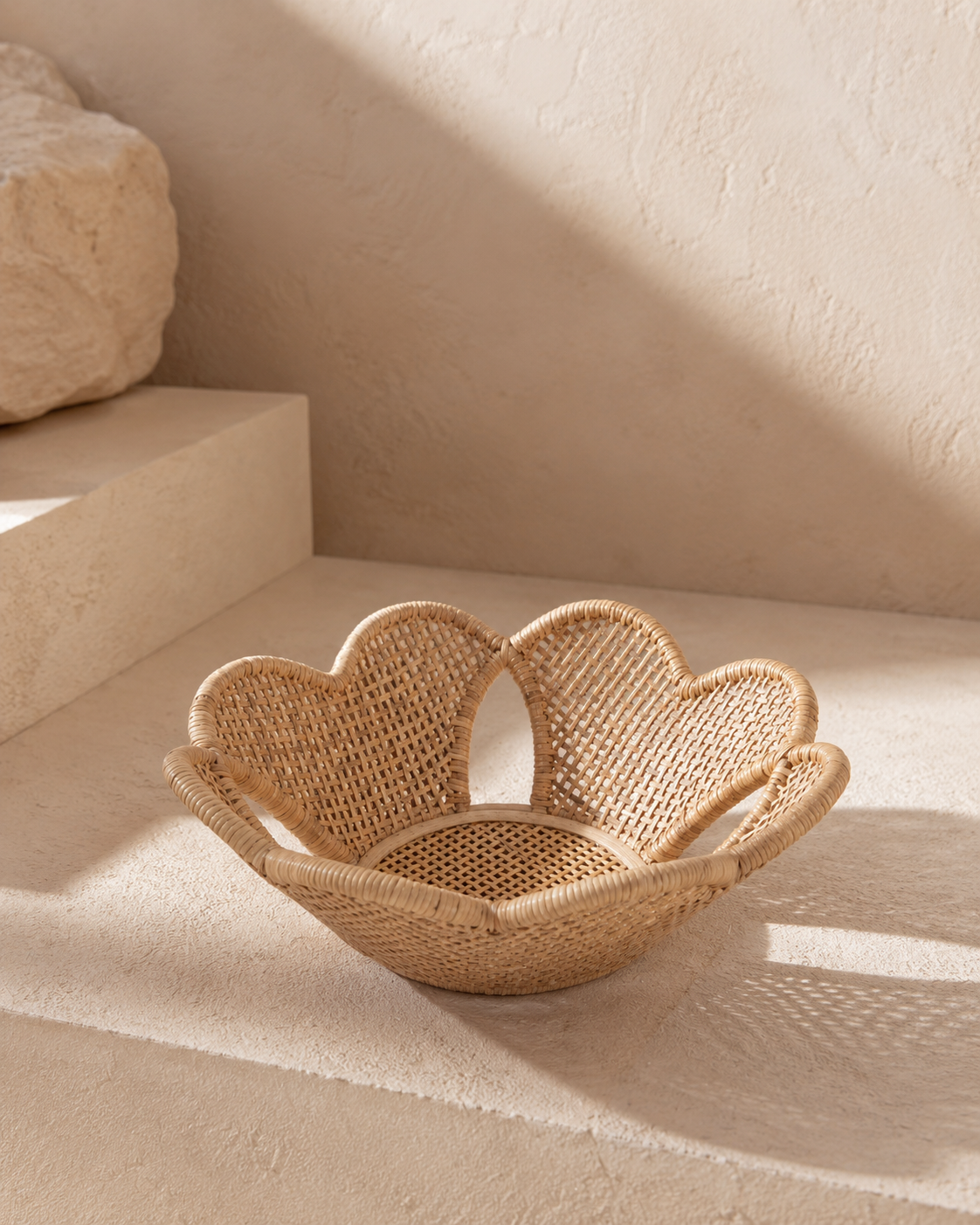 Flora Rattan Decorative Bowl
