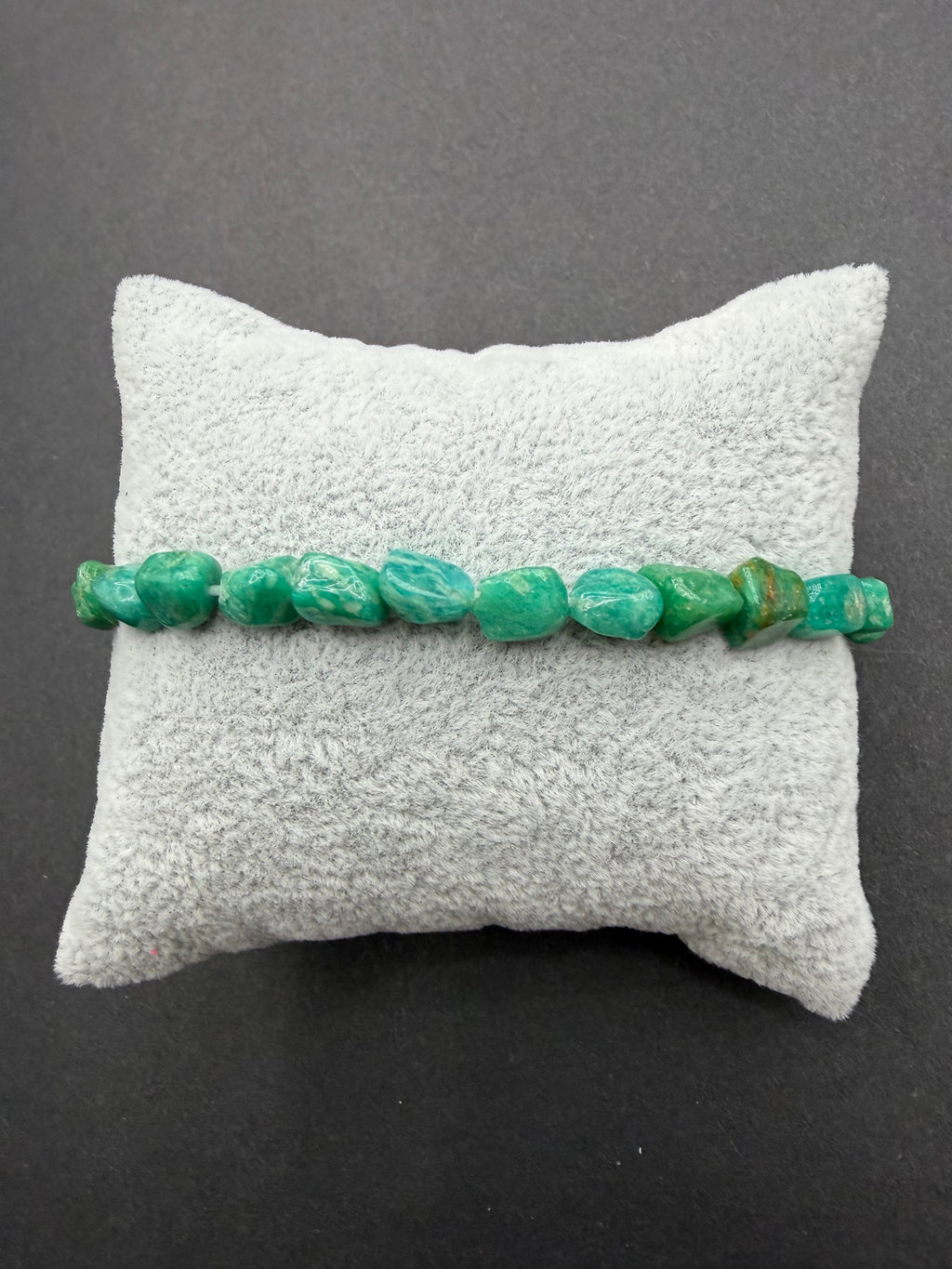 Amazonite Nugget Stretch Bracelet