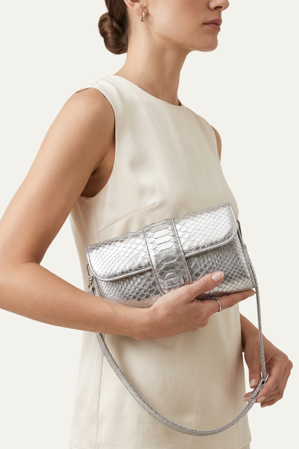 Rita Small in Metallic Silver