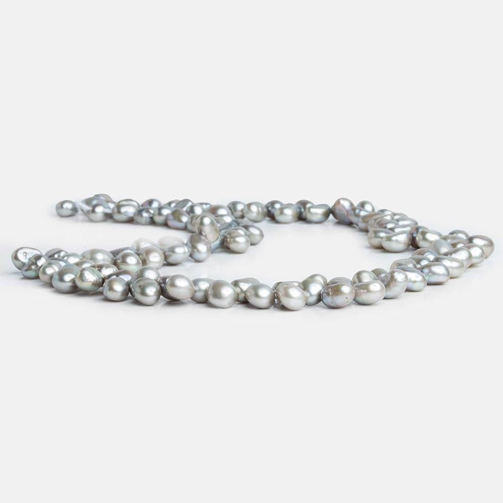 6mm Silver Baroque Freshwater Pearls, 15 inch