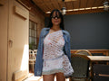 Miley Crochet Knit Mix Dress