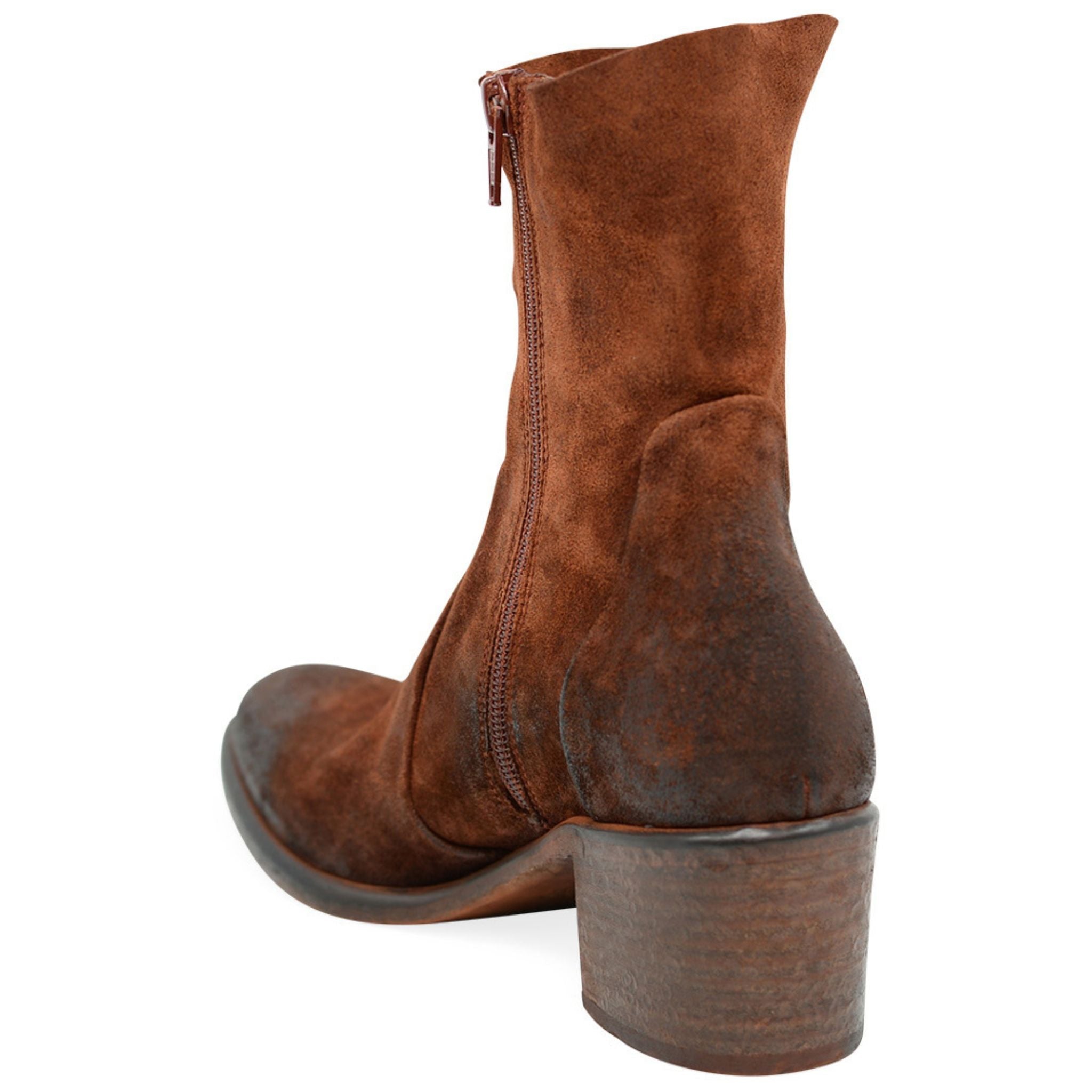 Tan Suede Ankle Boot