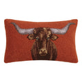 LONGHORN HOOK PILLOW