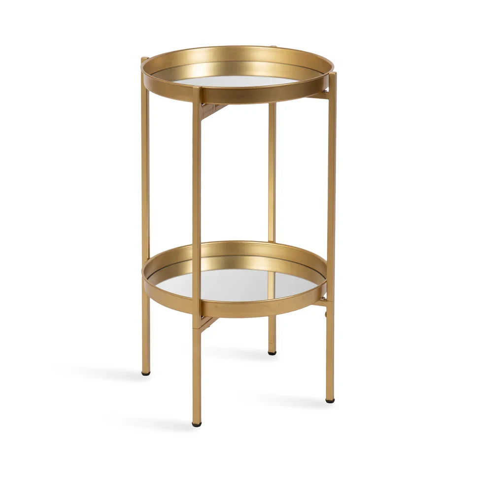 Celia Round 2-Tier Tray Table