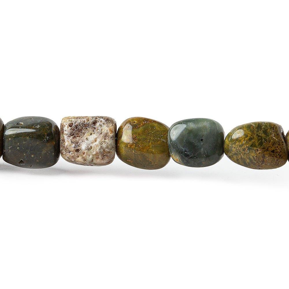 8mm Mountain Jasper Plain Nugget Beads, 15 inch