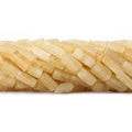 8mm Yellow Aventurine Plain Rectangles 14 inch 34 beads