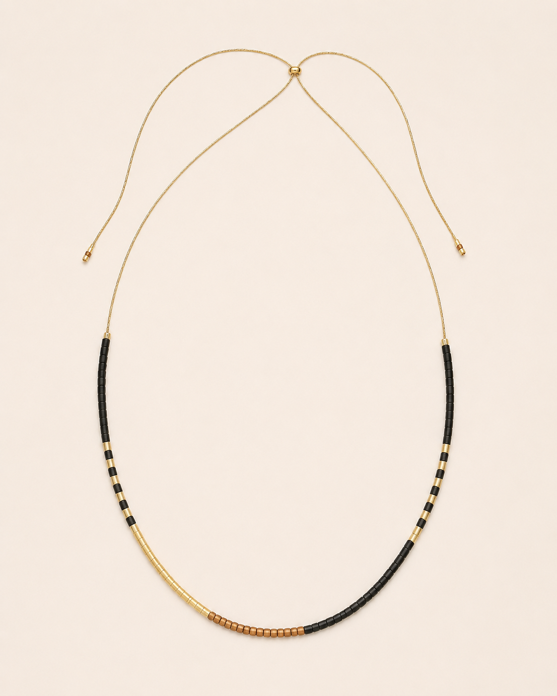 Golden Beaded Necklace