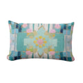 Fiona Abstract Print Lumbar Throw Pillow