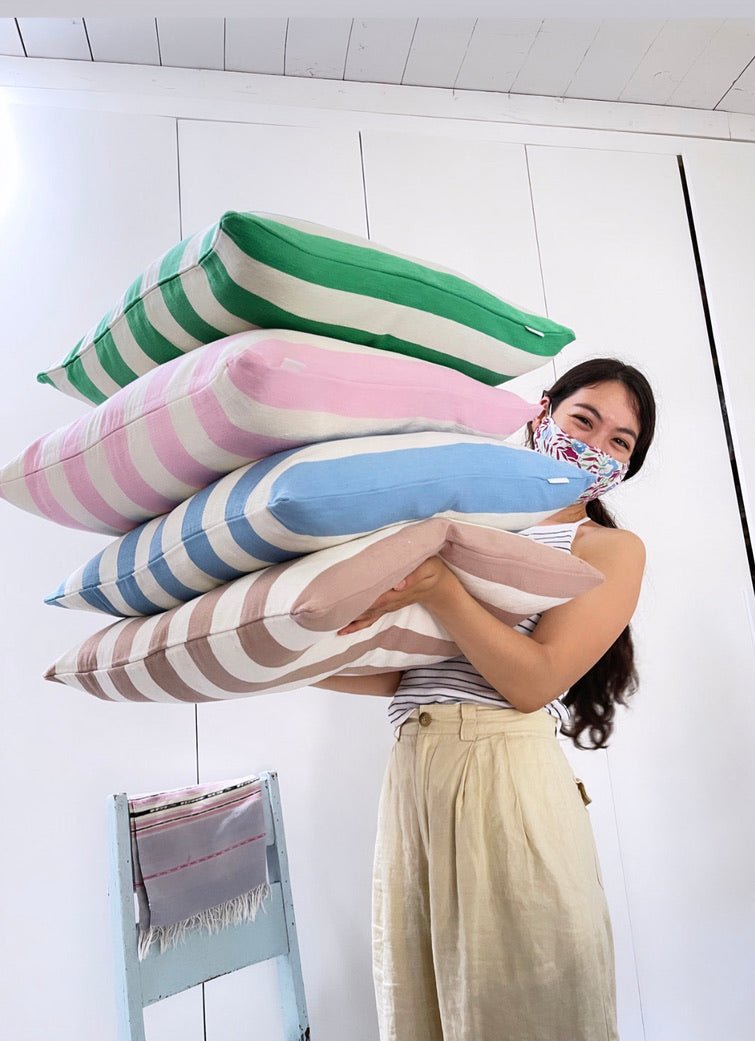 Santiago Cabana Stripe - Sky Blue