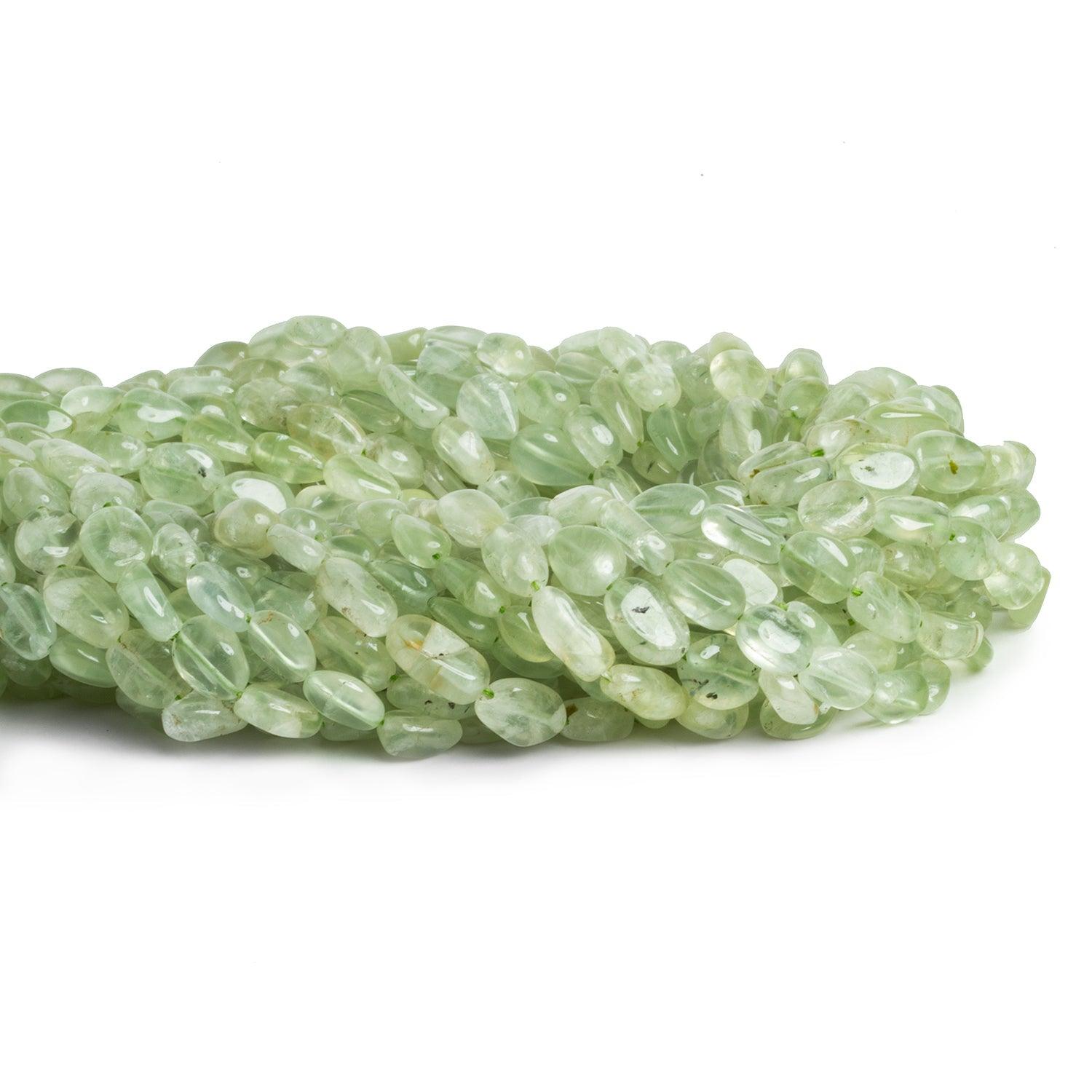 9mm Prehnite Beads Plain Oval Beads, 14 inch